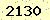 請輸入此驗證碼 : 2130