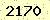 請輸入此驗證碼 : 2170