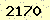 請輸入此驗證碼 : 2170