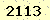 請輸入此驗證碼 : 2113