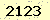 請輸入此驗證碼 : 2123
