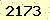 請輸入此驗證碼 : 2173