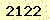 請輸入此驗證碼 : 2122