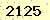 請輸入此驗證碼 : 2125