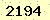 請輸入此驗證碼 : 2194