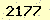 請輸入此驗證碼 : 2177