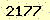 請輸入此驗證碼 : 2177