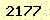 請輸入此驗證碼 : 2177