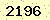 請輸入此驗證碼 : 2196