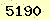 請輸入此驗證碼 : 5190