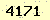 請輸入此驗證碼 : 4171