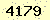 請輸入此驗證碼 : 4179