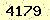 請輸入此驗證碼 : 4179