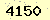 請輸入此驗證碼 : 4150