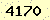 請輸入此驗證碼 : 4170
