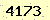 請輸入此驗證碼 : 4173