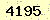 請輸入此驗證碼 : 4195