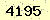 請輸入此驗證碼 : 4195