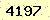 請輸入此驗證碼 : 4197