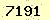 請輸入此驗證碼 : 7191