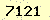 請輸入此驗證碼 : 7121