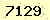 請輸入此驗證碼 : 7129