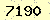請輸入此驗證碼 : 7190