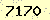 請輸入此驗證碼 : 7170
