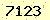請輸入此驗證碼 : 7123