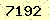請輸入此驗證碼 : 7192