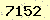 請輸入此驗證碼 : 7152