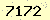 請輸入此驗證碼 : 7172
