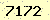 請輸入此驗證碼 : 7172
