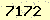 請輸入此驗證碼 : 7172