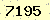 請輸入此驗證碼 : 7195