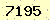 請輸入此驗證碼 : 7195