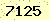 請輸入此驗證碼 : 7125