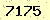 請輸入此驗證碼 : 7175