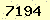 請輸入此驗證碼 : 7194
