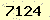 請輸入此驗證碼 : 7124