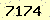 請輸入此驗證碼 : 7174