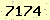 請輸入此驗證碼 : 7174
