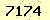 請輸入此驗證碼 : 7174
