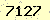 請輸入此驗證碼 : 7127