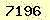 請輸入此驗證碼 : 7196