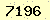 請輸入此驗證碼 : 7196