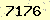 請輸入此驗證碼 : 7176
