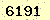 請輸入此驗證碼 : 6191
