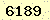 請輸入此驗證碼 : 6189