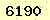 請輸入此驗證碼 : 6190